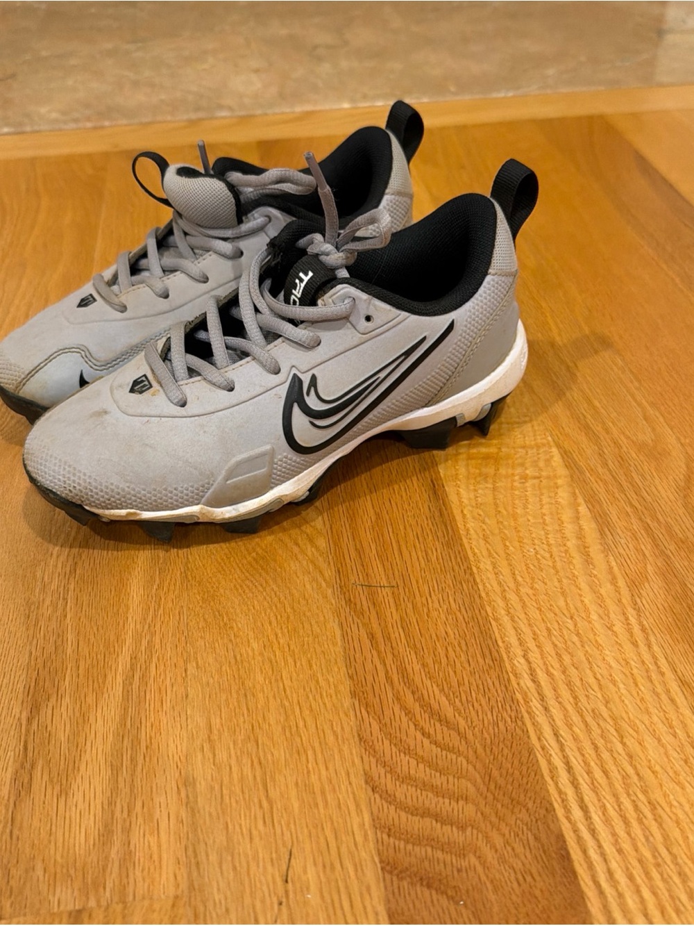 Youth Gray Athletic Sneakers - Lightweight Performance Shoe